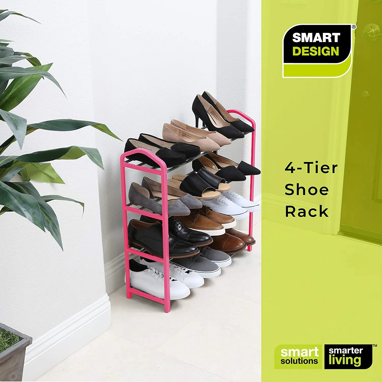 4-Tier Steel Shoe Rack