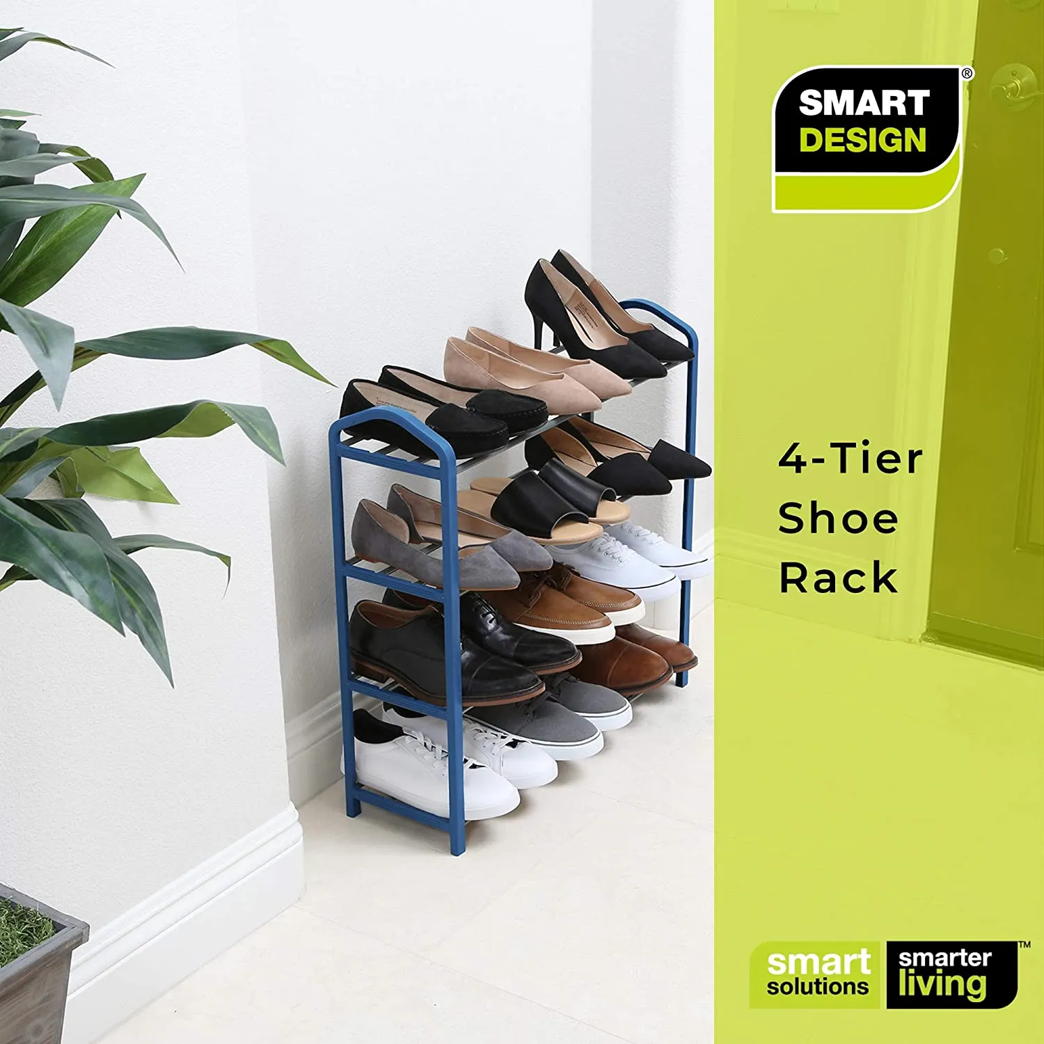 4-Tier Steel Shoe Rack