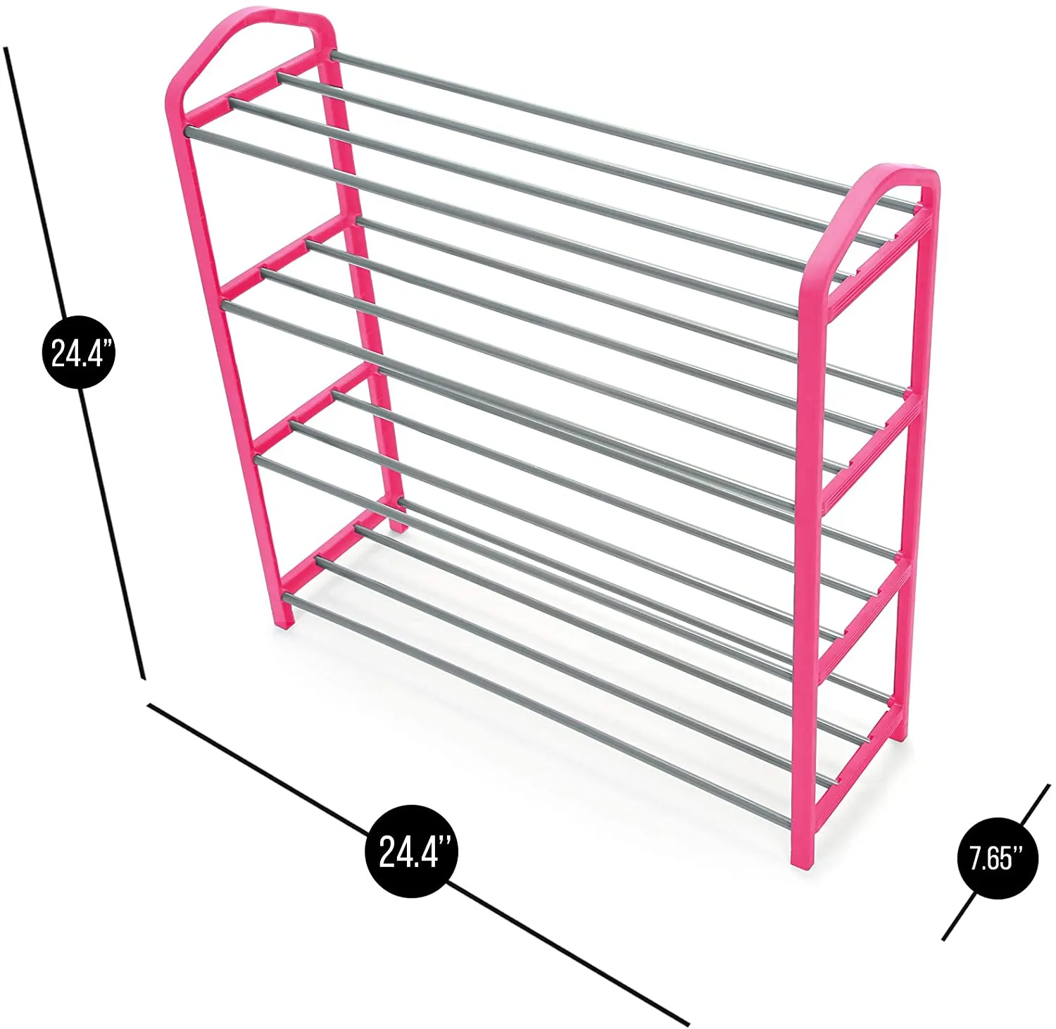 4-Tier Steel Shoe Rack