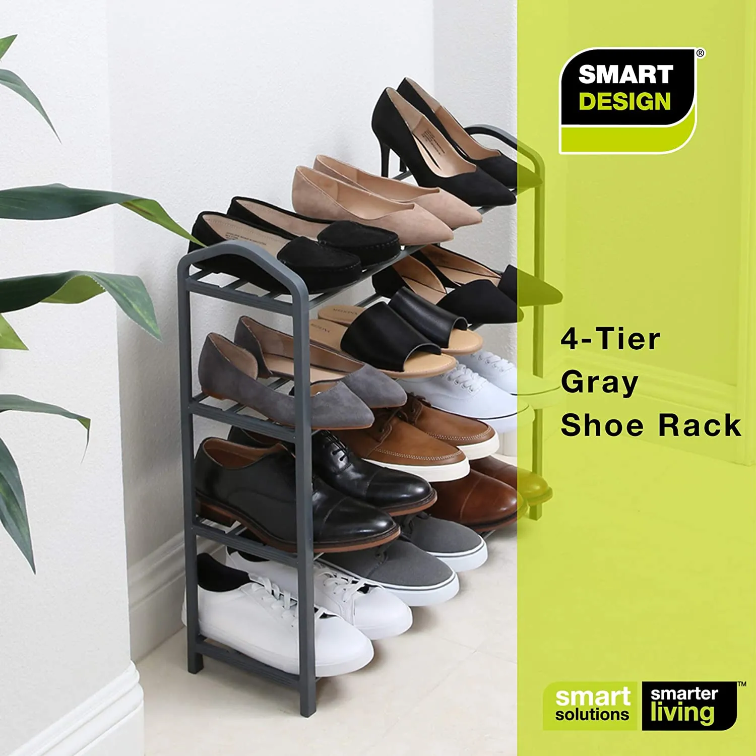 4-Tier Steel Shoe Rack