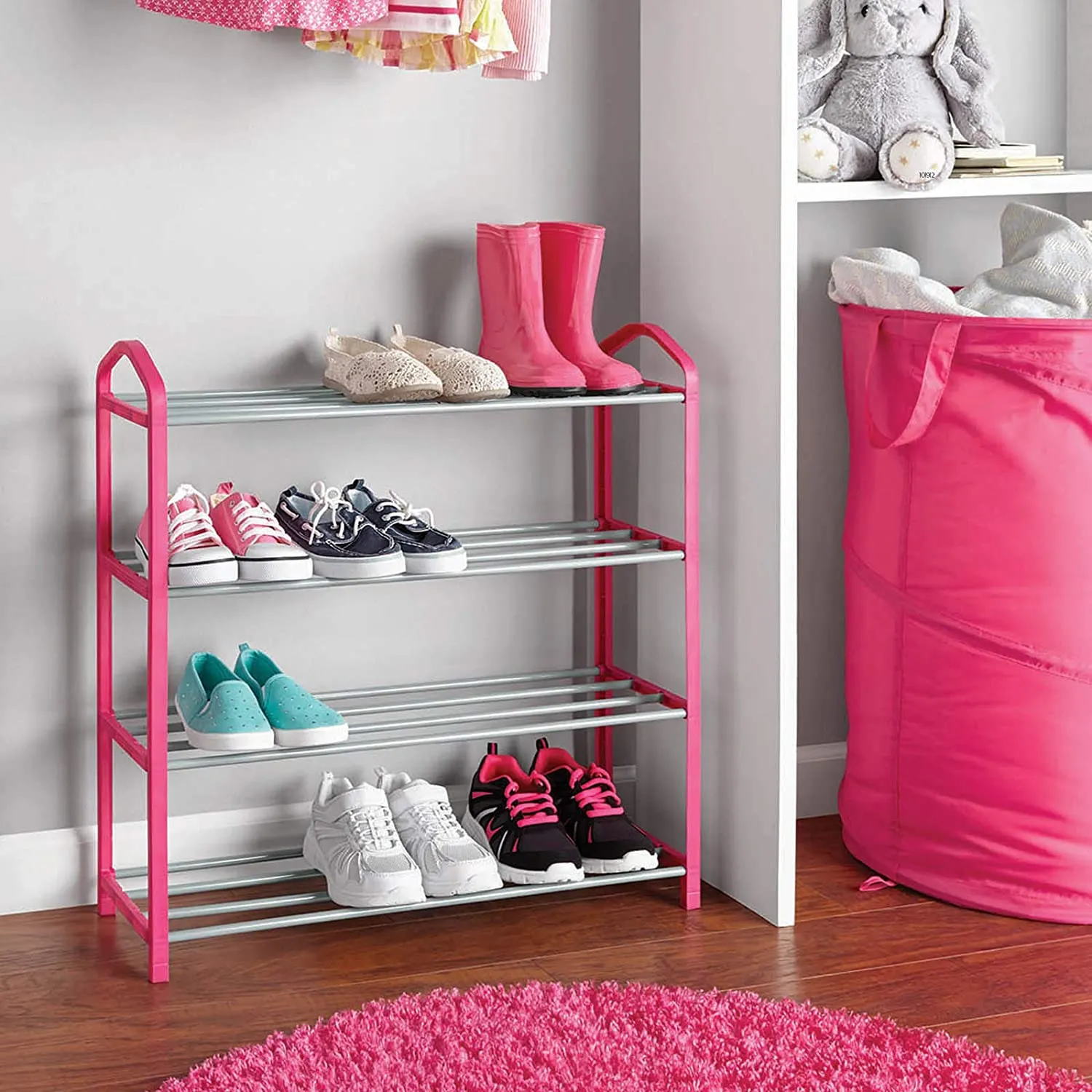 4-Tier Steel Shoe Rack