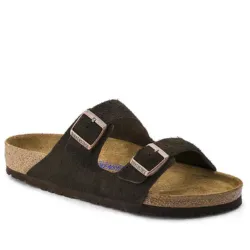 Arizona Soft Footbed Mocha Suede - Birkenstock at Brandys Shoes