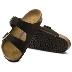 Arizona Soft Footbed Mocha Suede - Birkenstock at Brandys Shoes