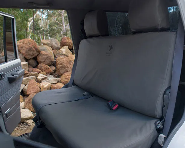 Black Duck Canvas Console & Seat Covers Suits Holden Colorado RG Dual Cab 9/2013-2020 Grey