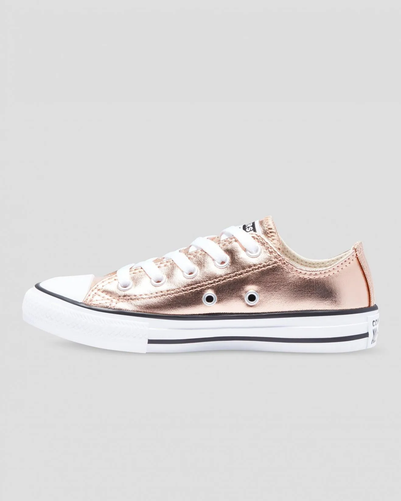 Chuck Taylor All Star Metallic Junior High Top Blush Gold