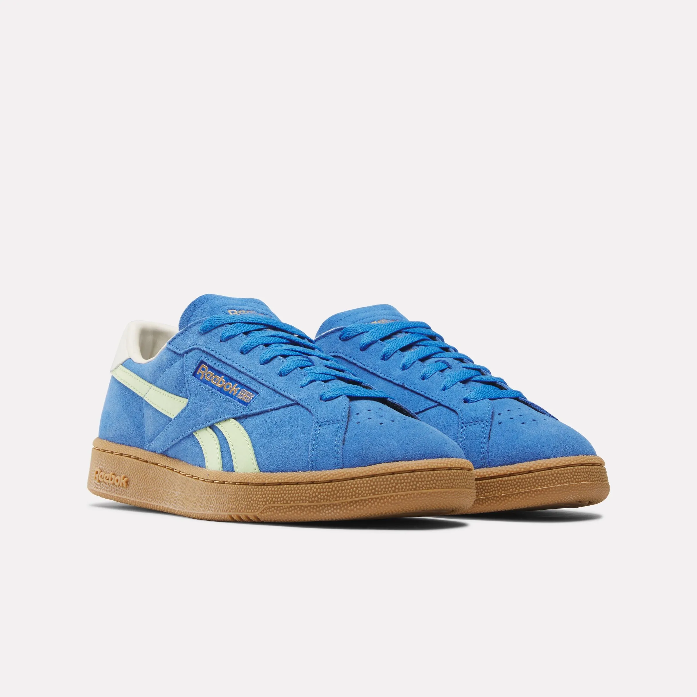 Club C Grounds Uk Shoes Kineticblue/Lime/Vintagechalk