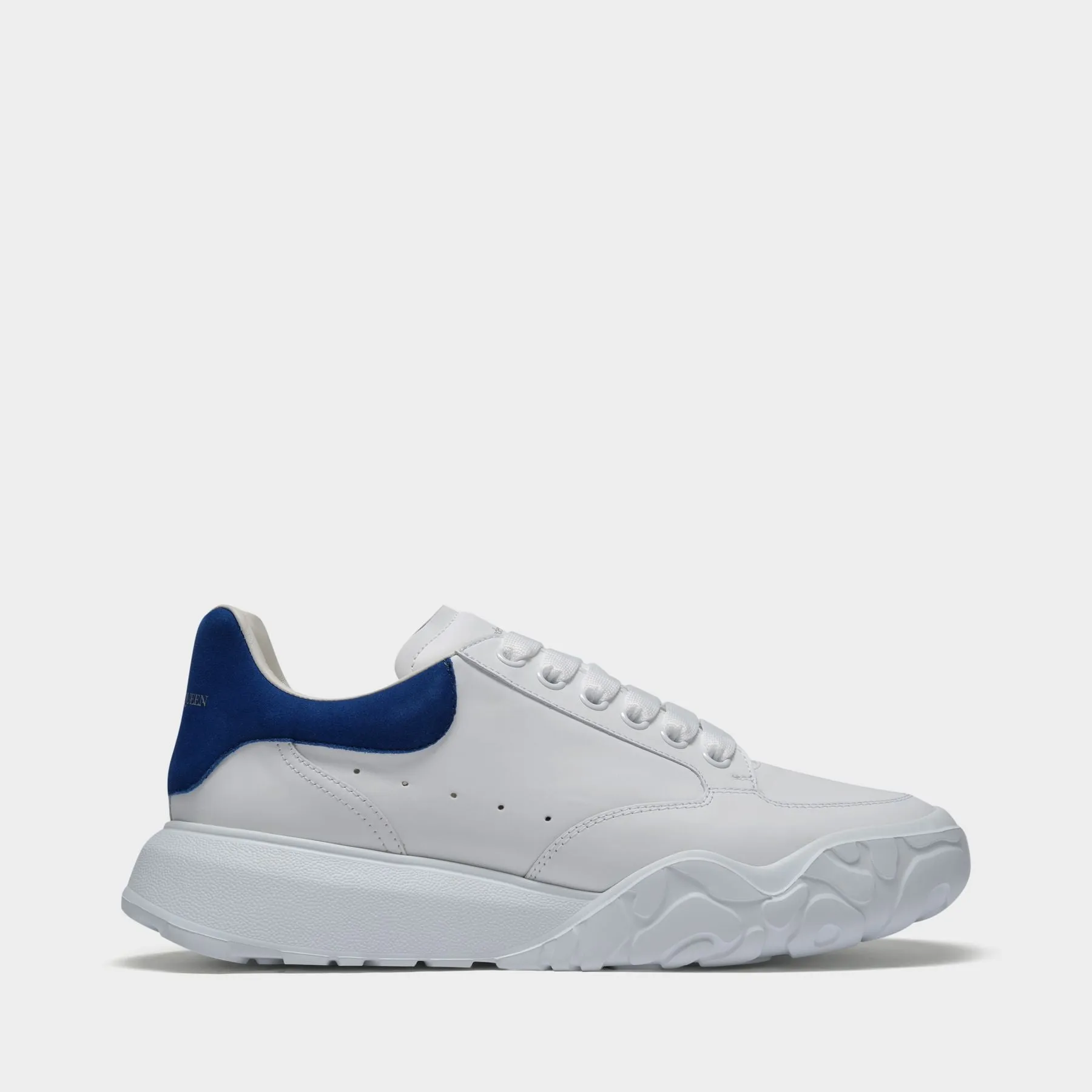 Court Sneakers - Alexander Mcqueen - White/Blue Paris - Leather