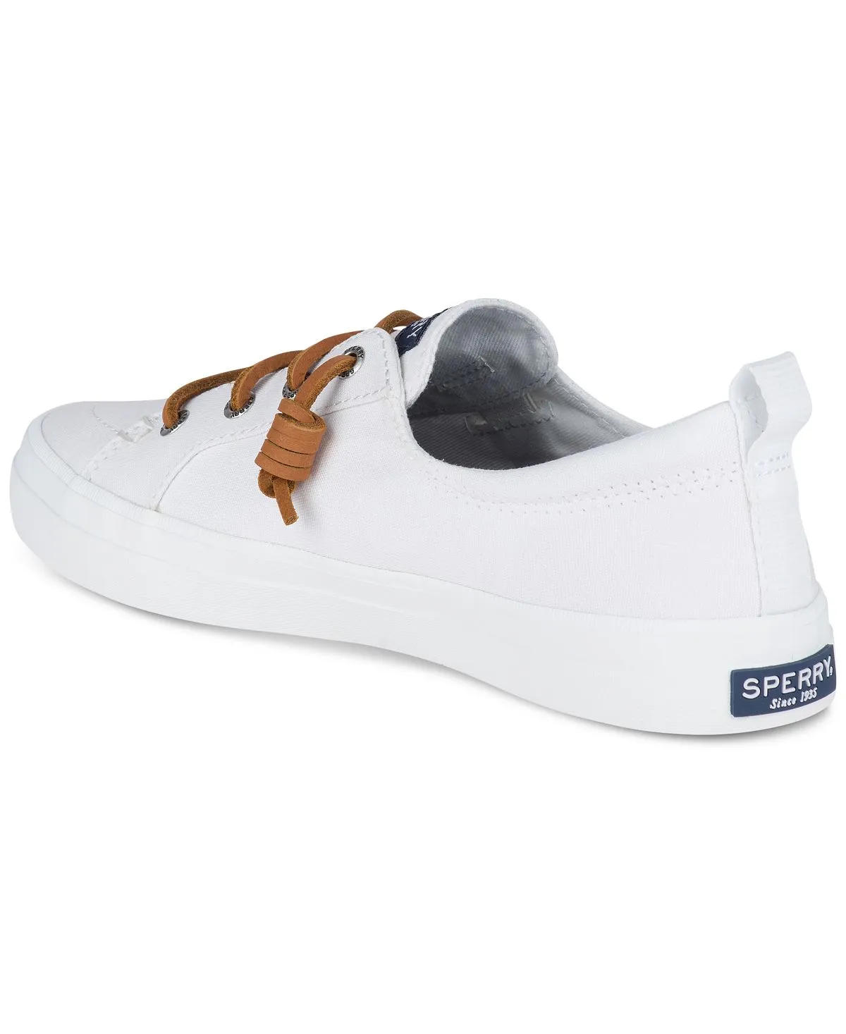 Crest Vibe Sperry Women's Canvas Sneakers, White