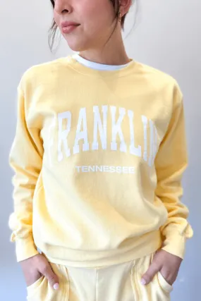 Franklin Crewneck in Yellow