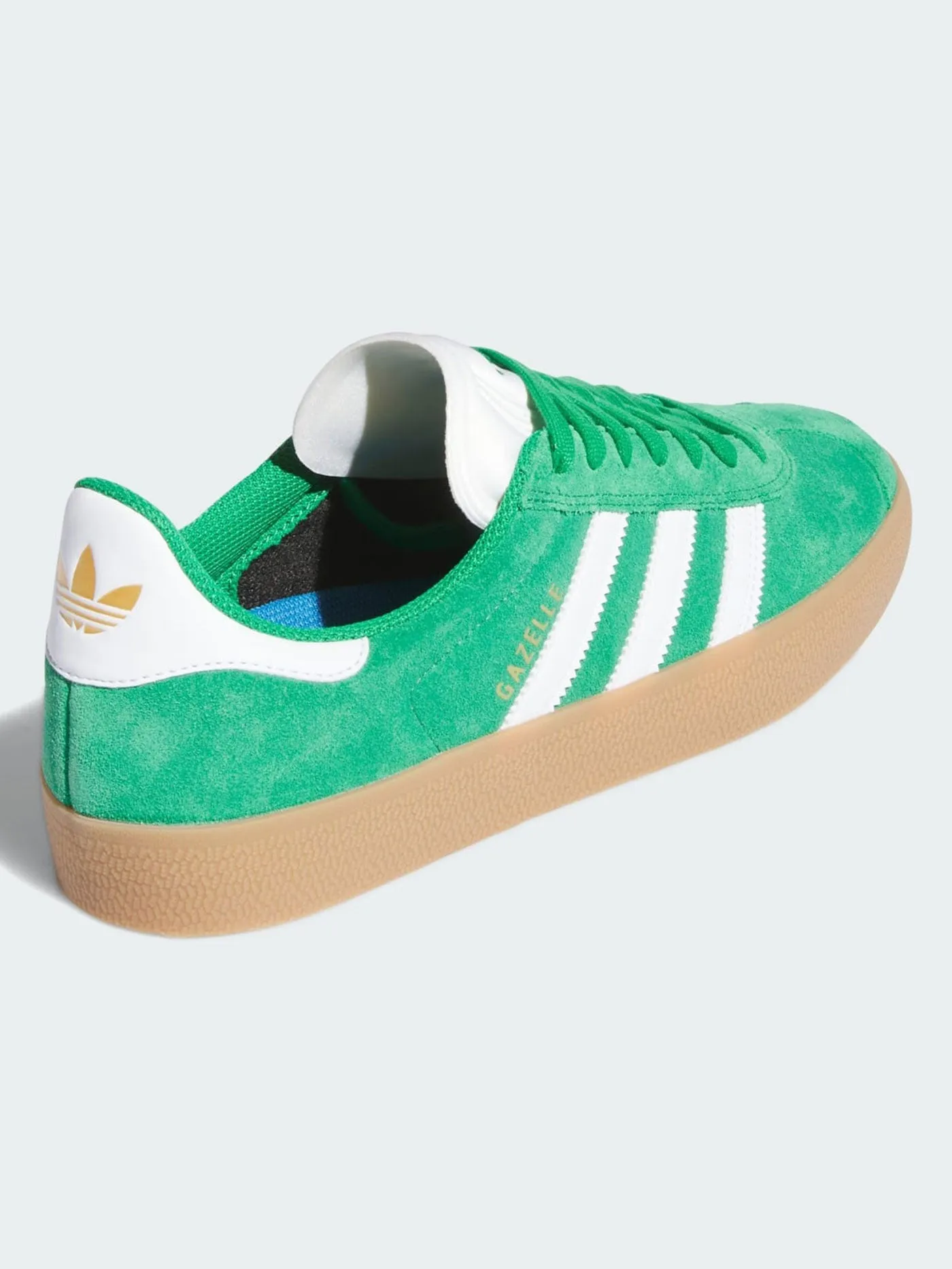 Gazelle ADV Green/White/Gold Met Shoes