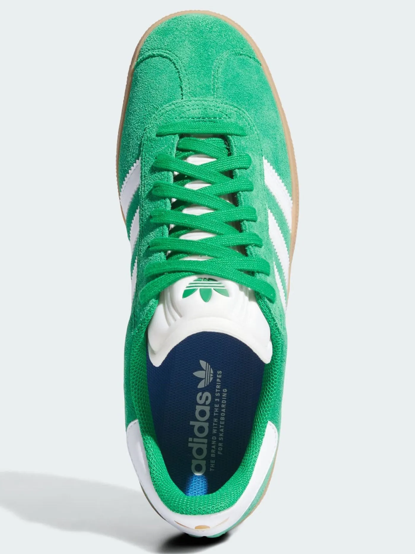 Gazelle ADV Green/White/Gold Met Shoes