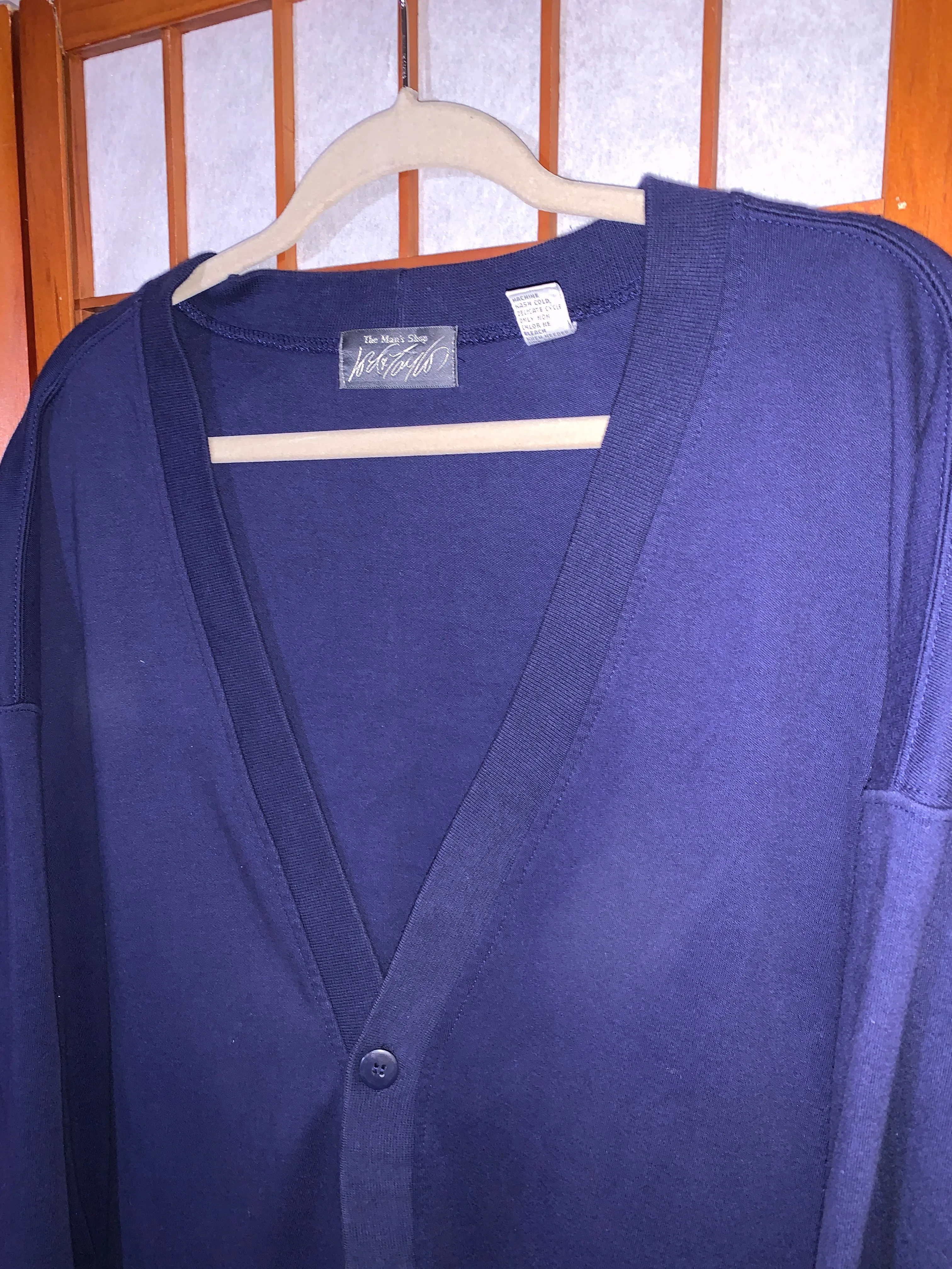 I Dig Me Indigo Jersey Cardigan, Lord & Taylor