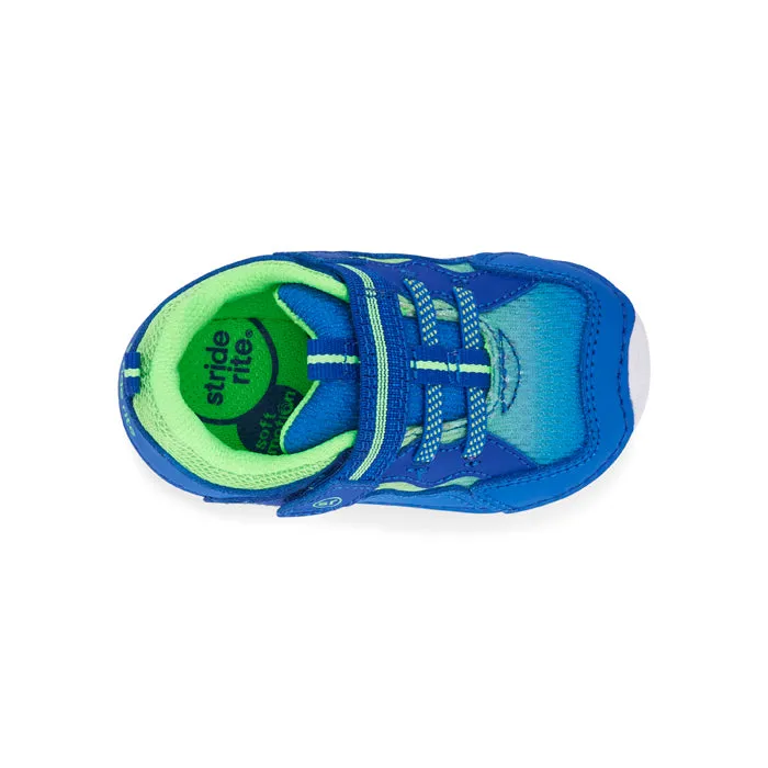 Infant Boy Stride Rite Soft Motion Kylo Blue/Lime