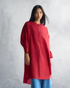 Lazy Sunday Tunic - Red