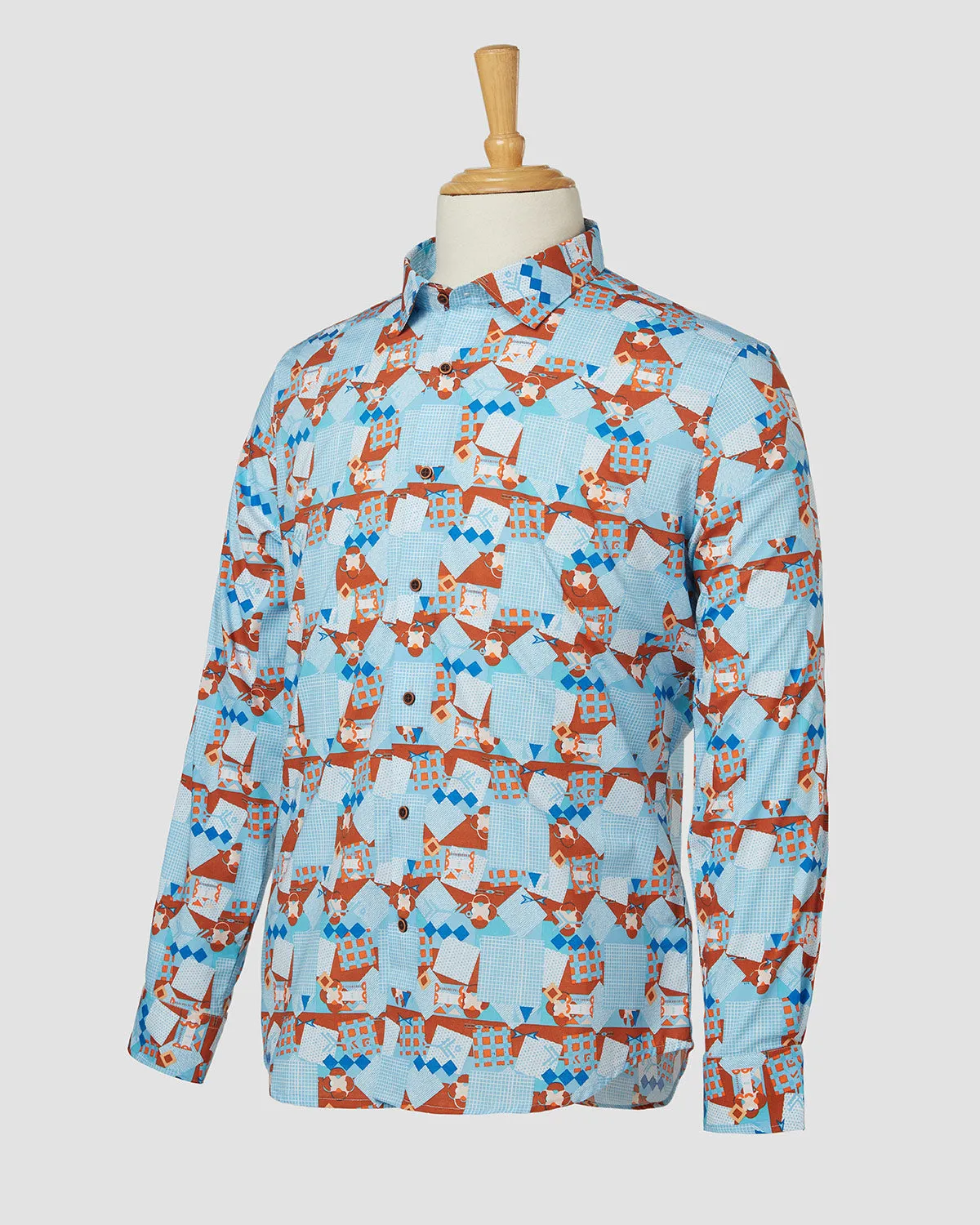 Luthai Pattern Town Shirt