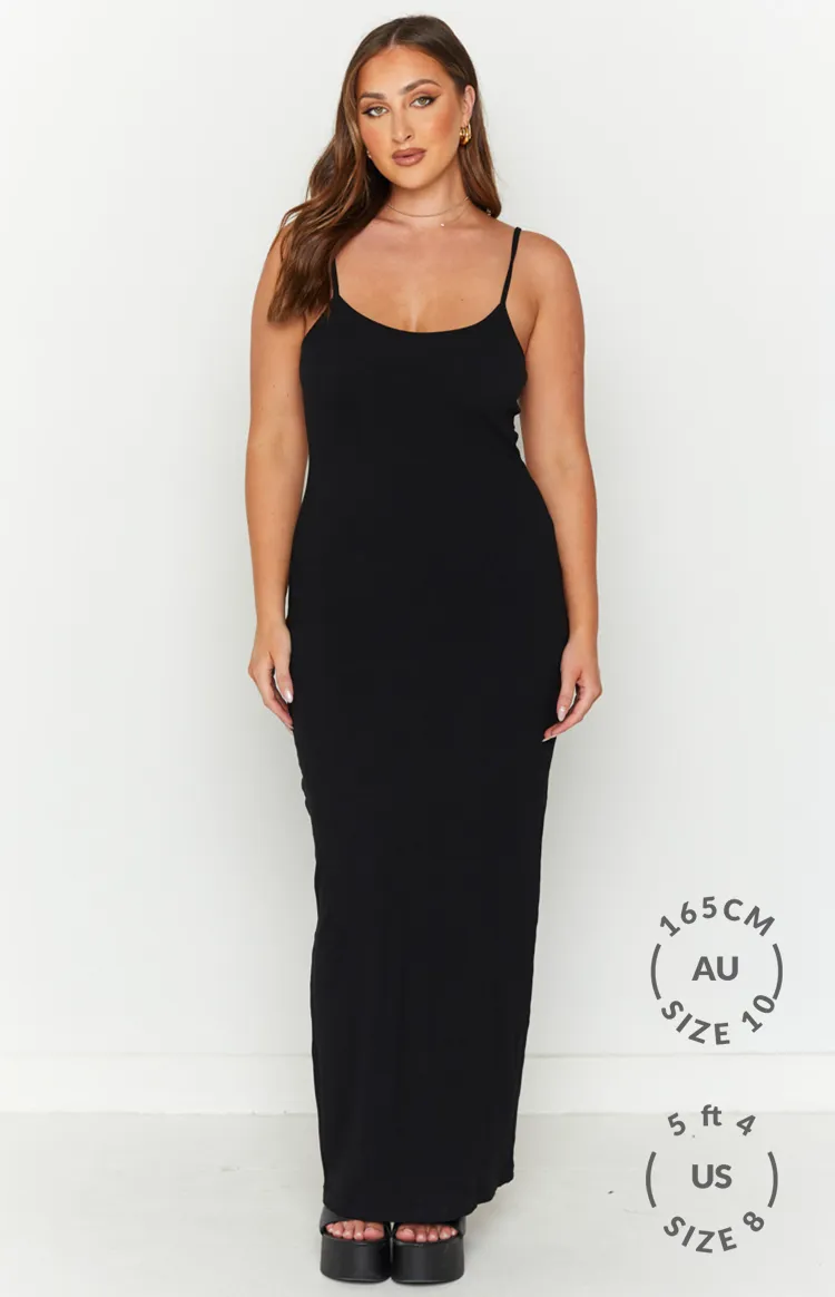 Melrose Black Maxi Dress