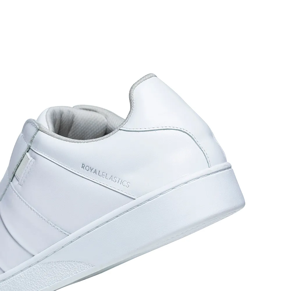 Men's Prince Albert White Leather Sneakers 01401-000