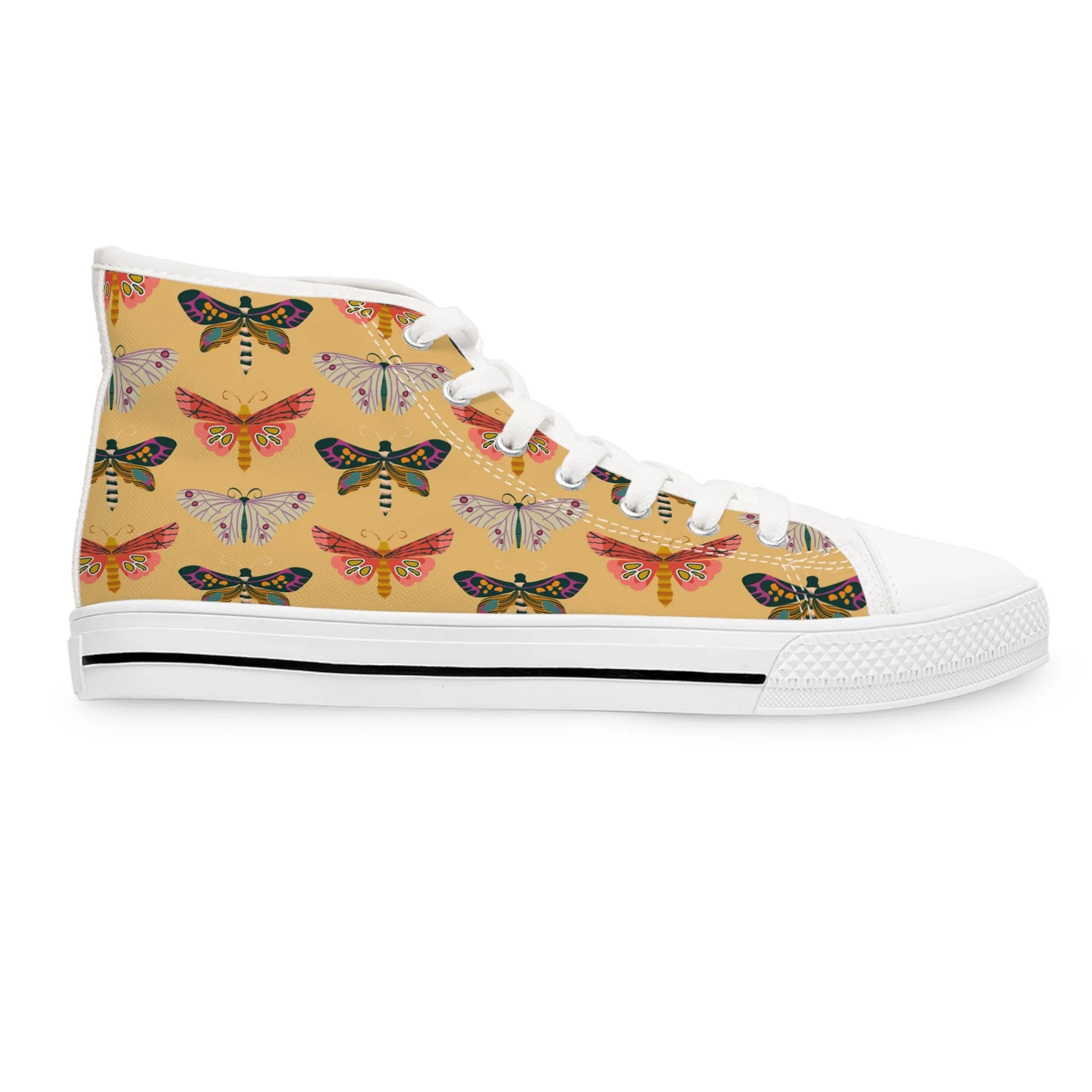 Moth Women's High Top Sneakers