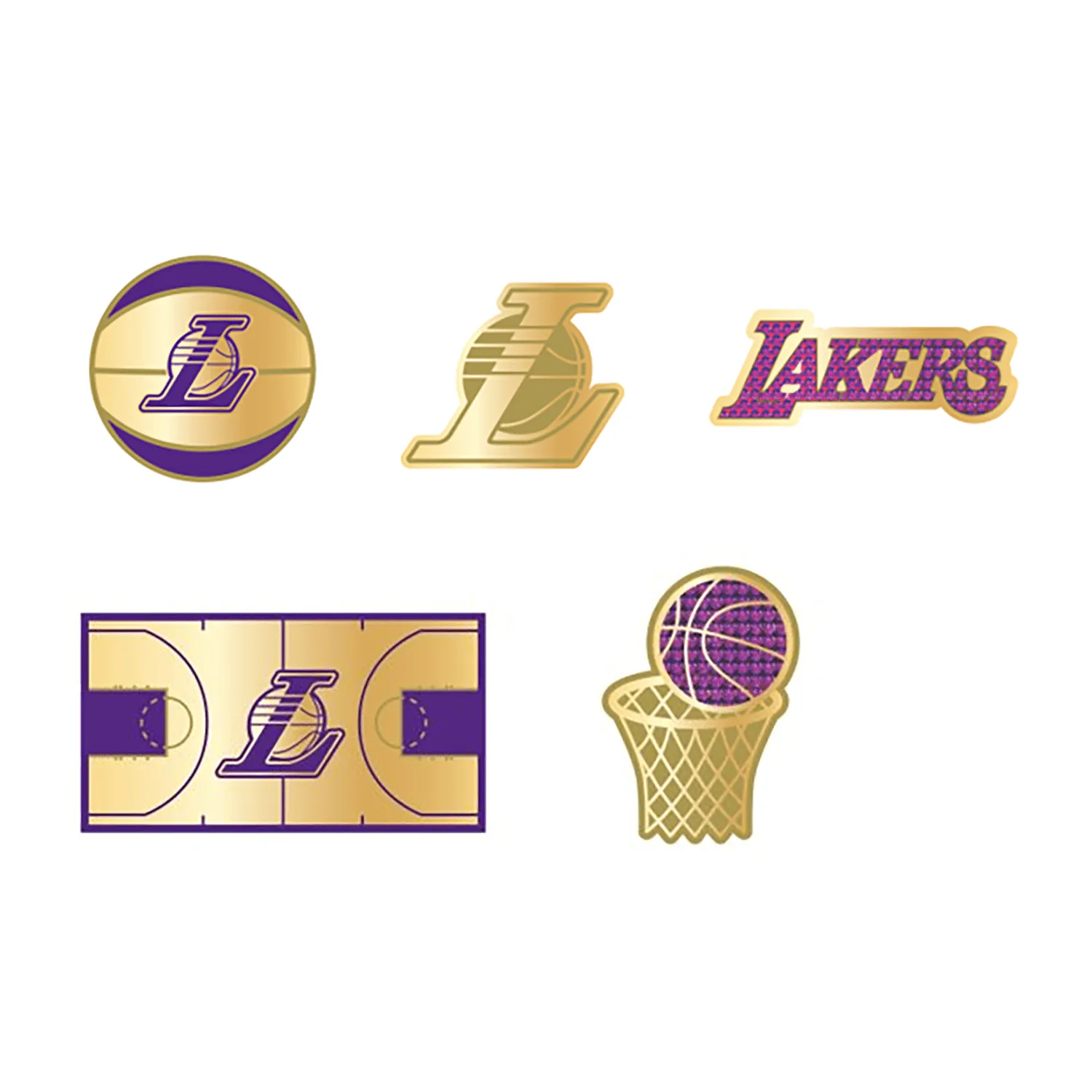 NBA LA Lakers Elevated 5 Pack Jibbitz