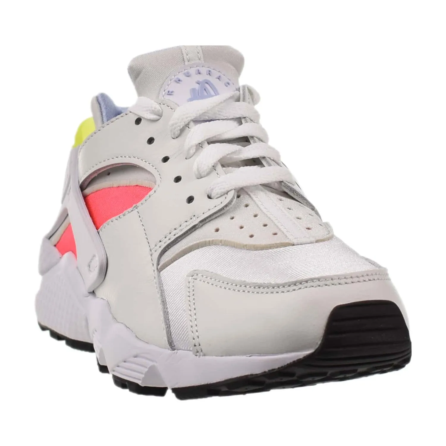 Nike Air Huarache Women's Shoes White-Bright Crimson-Volt