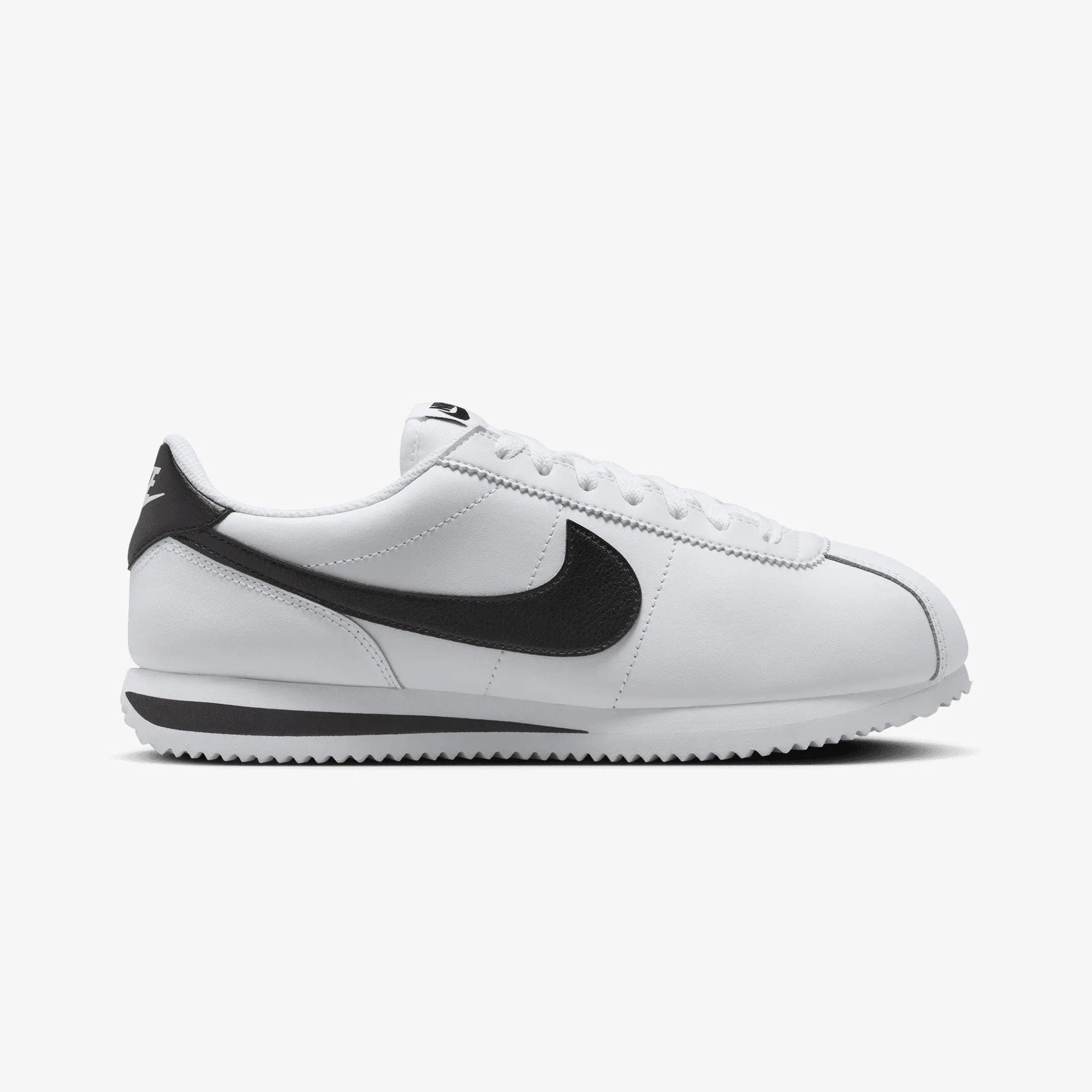 NIKE | WMN'S CORTEZ LEATHER { WHITE/BLACK