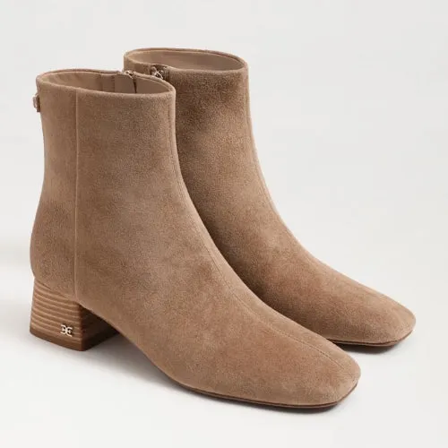 Paige Ankle Boot - Taupe Suede