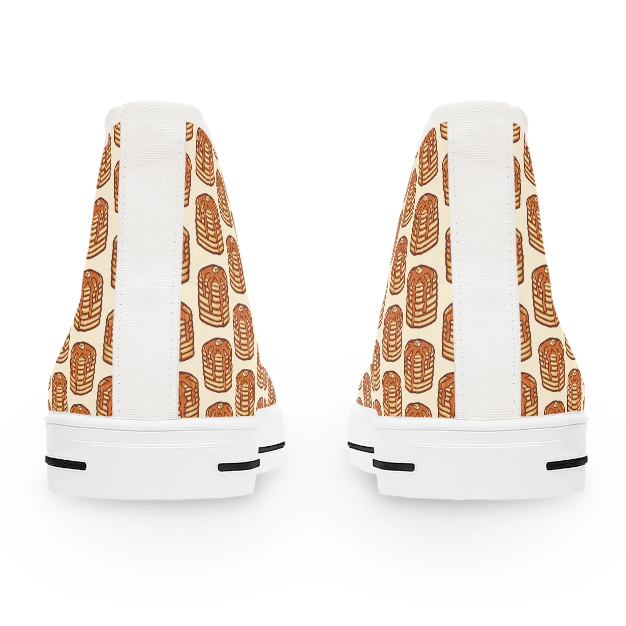 Pancakes with Butter and Syrup Women's High Top Sneakers