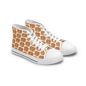 Pancakes with Butter and Syrup Women's High Top Sneakers