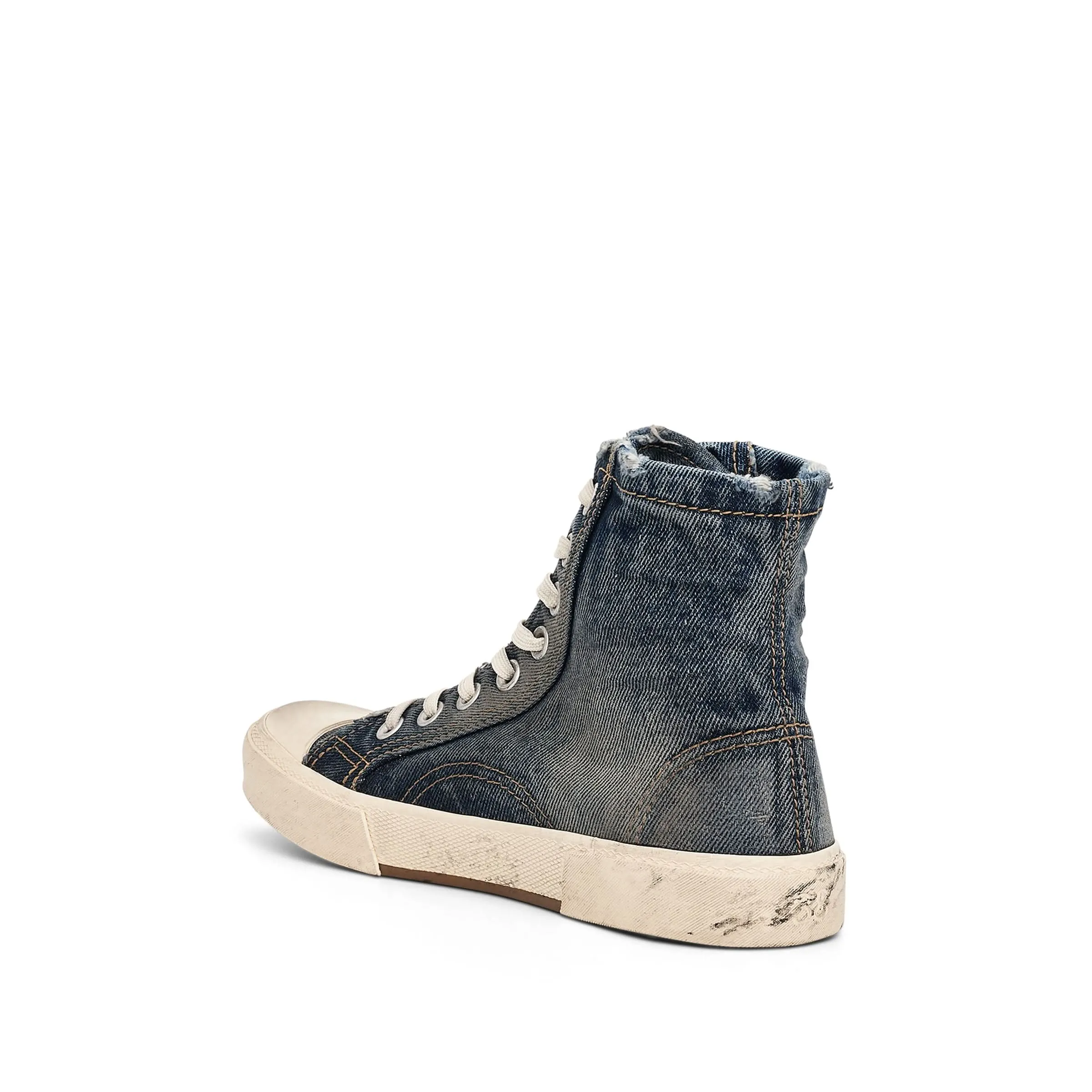 Paris High Sneaker Denim in Blue