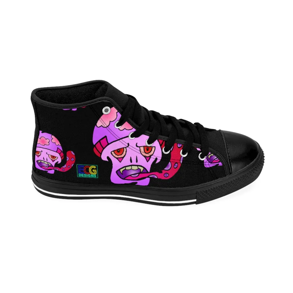 Pink Shroom Women's High-top Sneakers