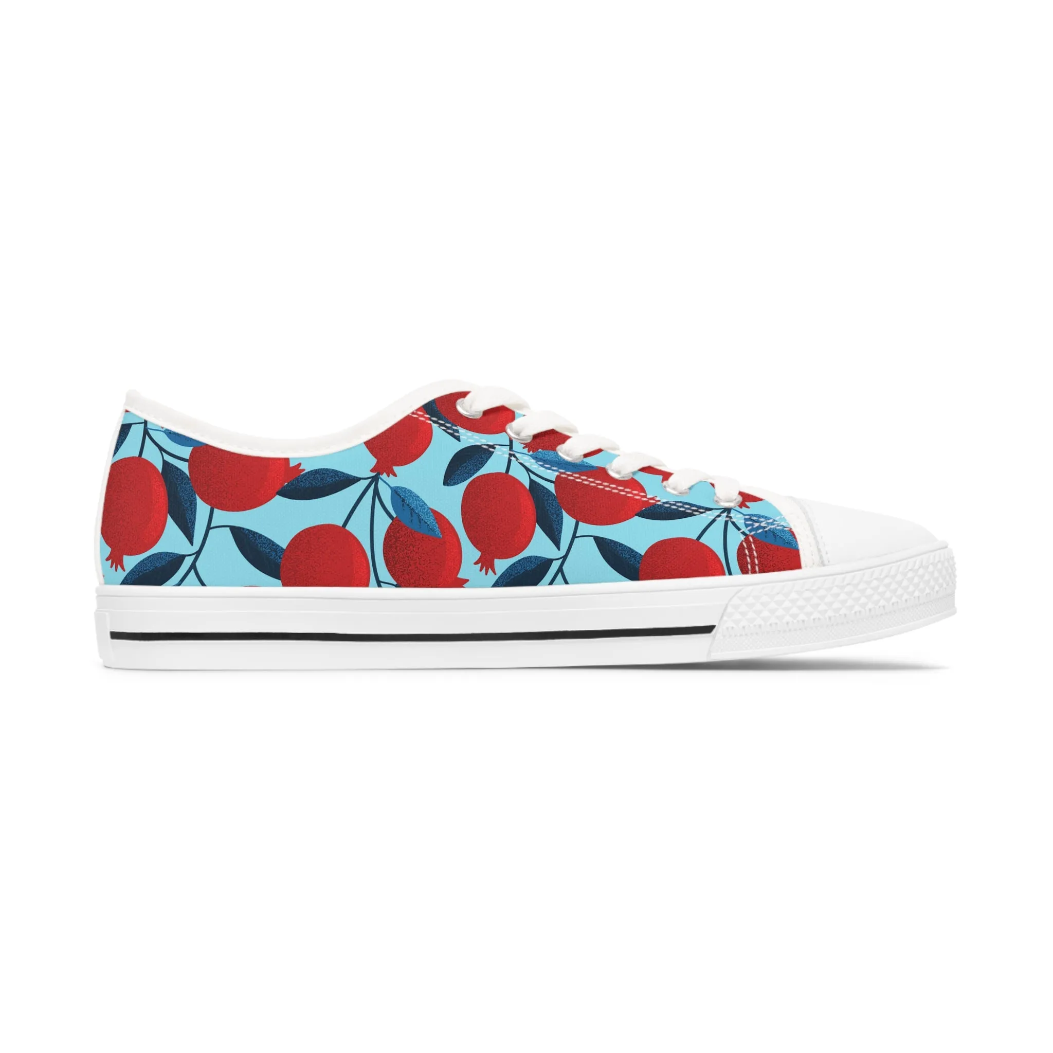 Pomegranate Women's Low Top Sneakers