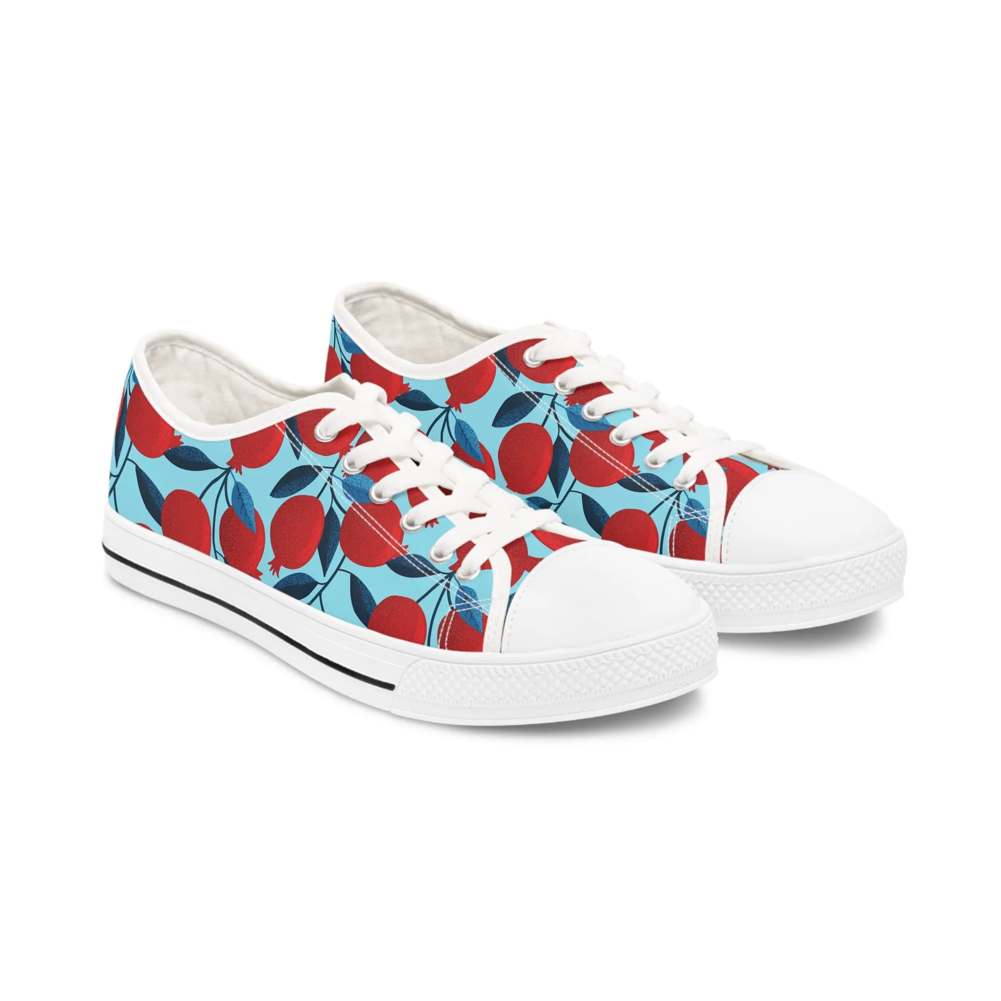 Pomegranate Women's Low Top Sneakers