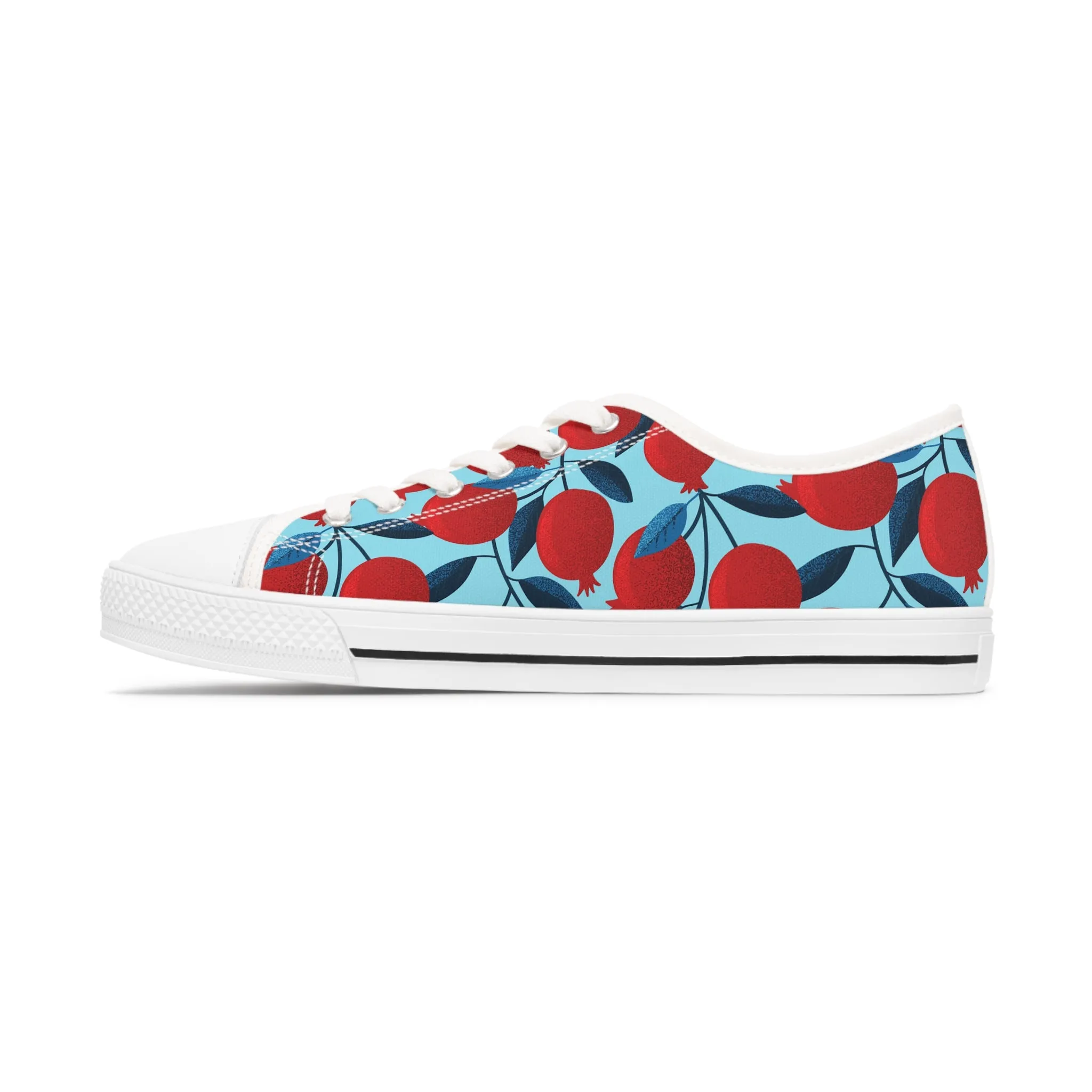 Pomegranate Women's Low Top Sneakers