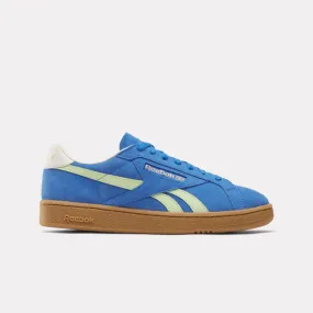 Reebok Footwear Men Club C Grounds UK Shoes KINETICBLUE/ASTROLIME/VINTAGEC