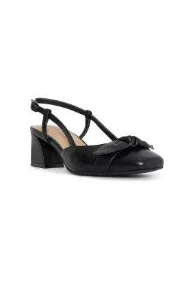 Sallie Slingback Heels - Black