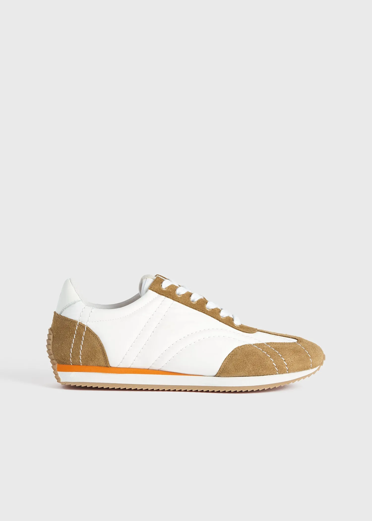 Sport sneakers white/tan