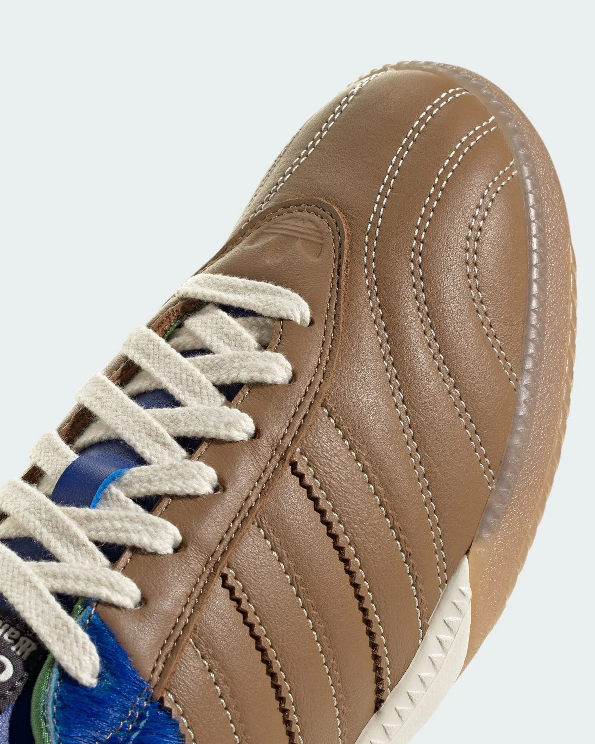 Wales Bonner Samba Millennium - Beige / Royal blue