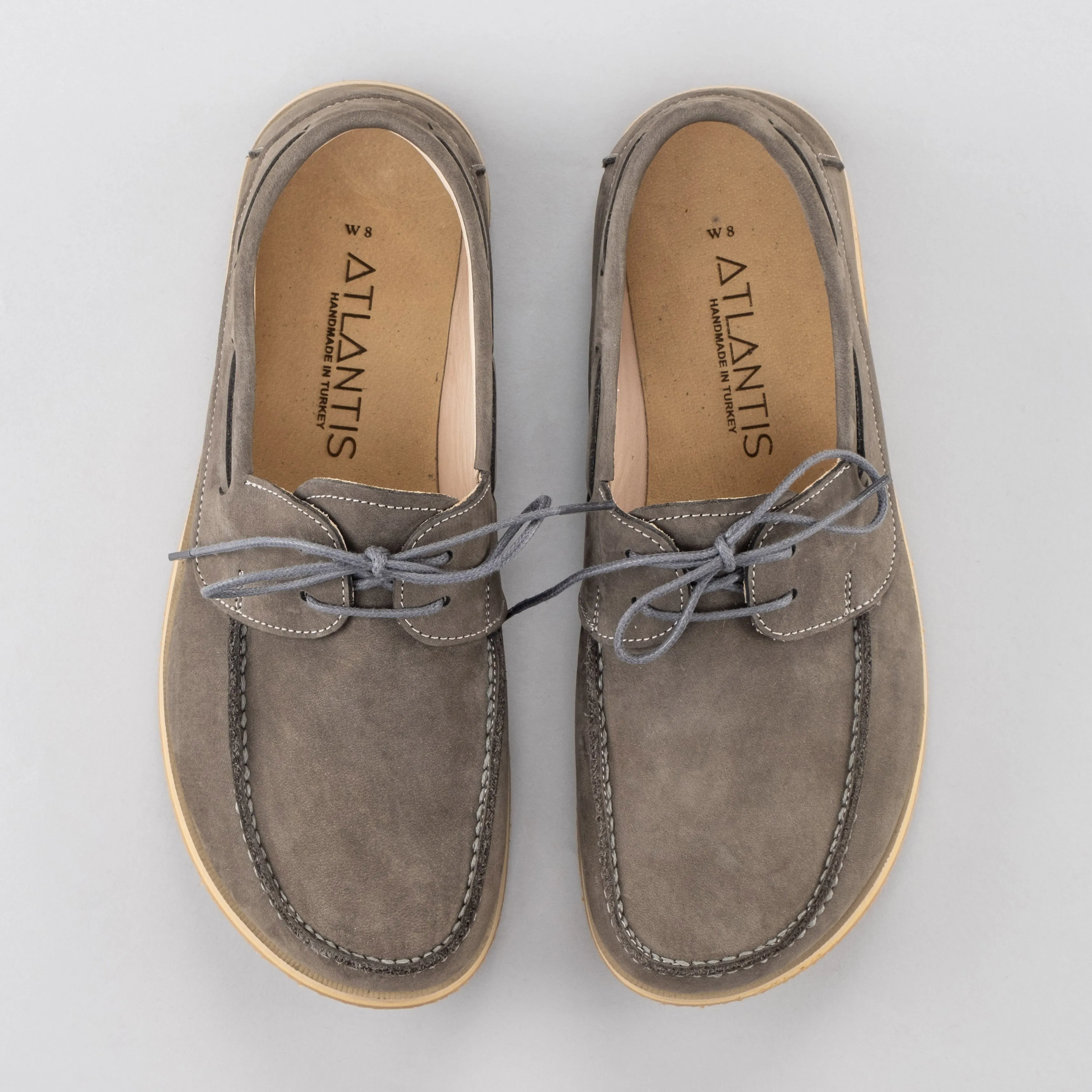 Women's Gray Boat Shoes