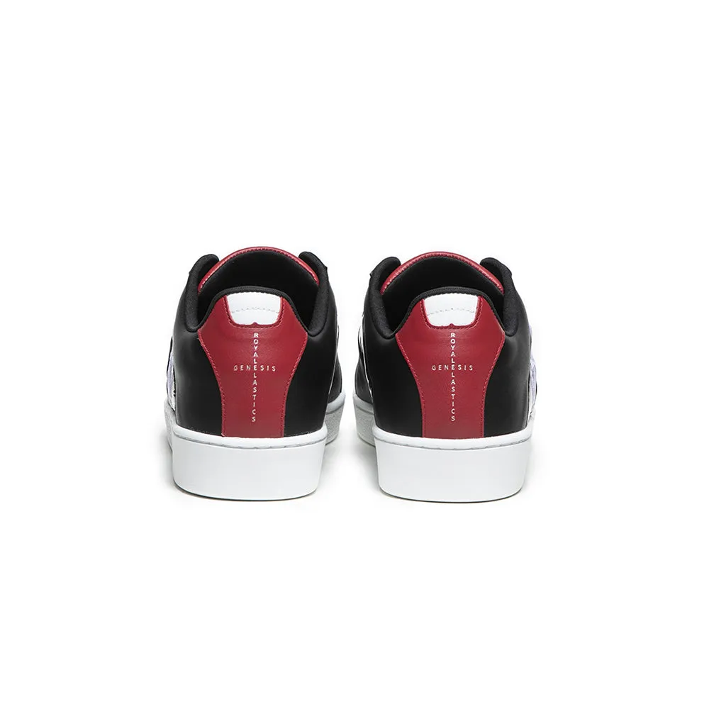 Women's Icon Black Red Leather Sneakers 91903-991