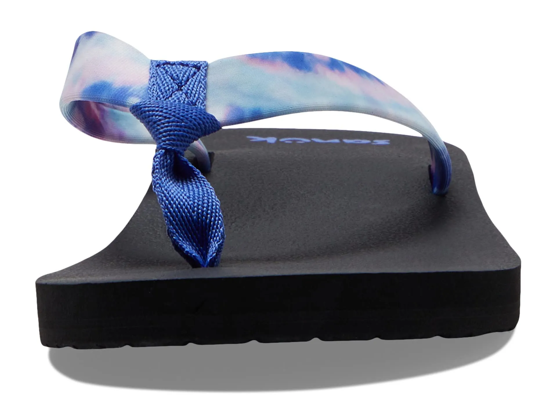 Women's Shoes Sanuk ASHLAND ST TIE DYE Flip Flop Sandals 1140490 BLUE MULTI